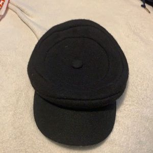Black wool hat